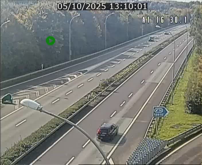 Traffic live webcam Luxembourg Grevenmacher - A1 direction Luxembourg - BK 30.1