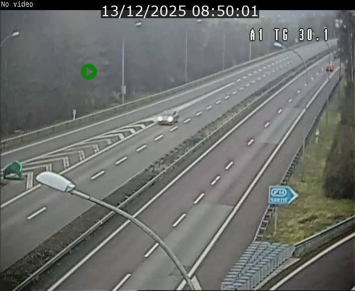 Traffic live webcam Luxembourg Grevenmacher - A1 direction Luxembourg - BK 30.1