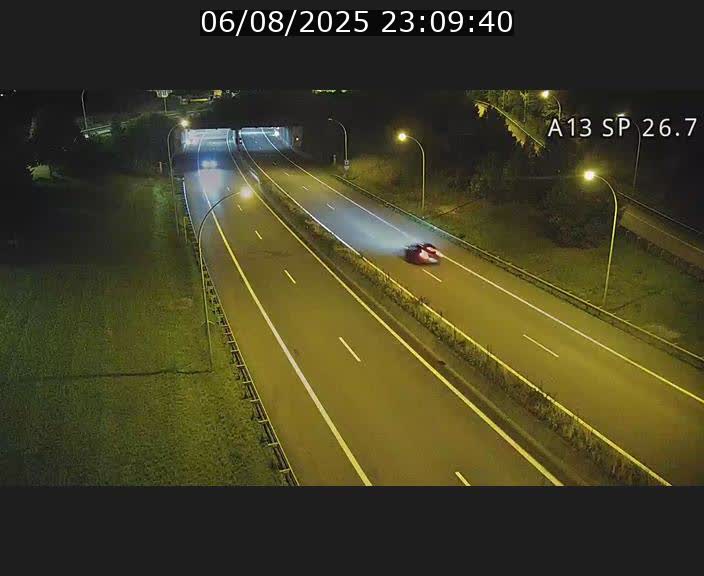 Traffic live webcam Luxembourg Frisange - A13 direction Luxembourg-ville - BK 26.7