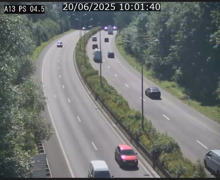 Traffic live webcam Luxembourg Differdange - A13 direction Esch-sur-Alzette - BK 4.5
