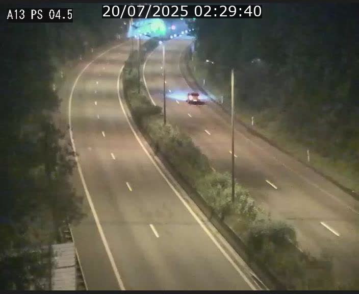 Traffic live webcam Luxembourg Differdange - A13 direction Esch-sur-Alzette - BK 4.5