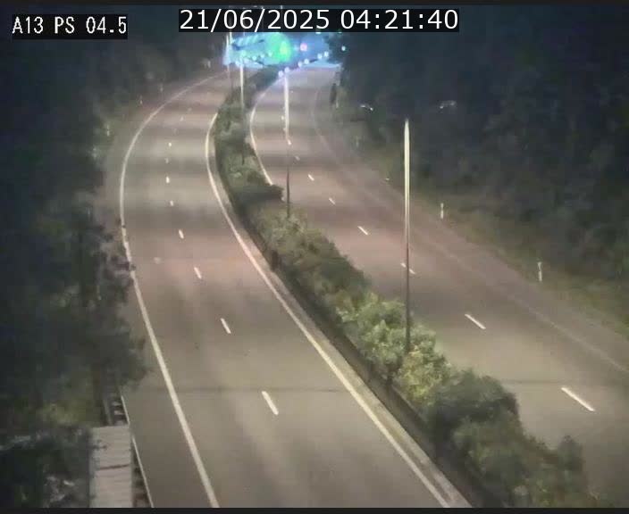 Traffic live webcam Luxembourg Differdange - A13 direction Esch-sur-Alzette - BK 4.5