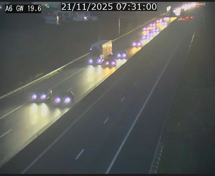 Traffic live webcam Luxembourg - Steinfort - A6 - BK 19.6 - direction Belgique