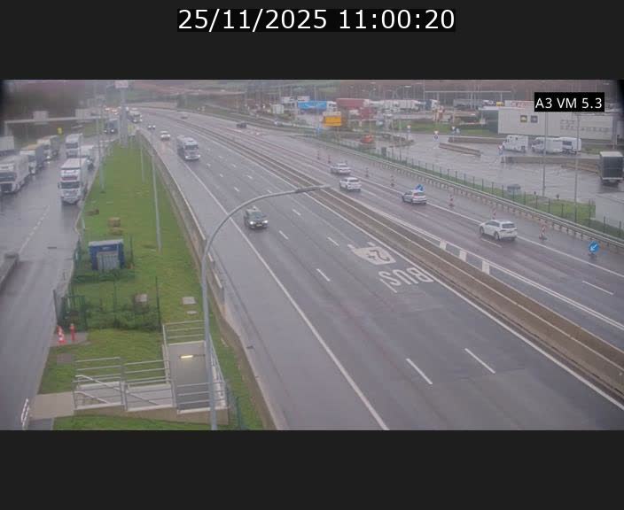 Traffic live webcam Luxembourg Aire de Berchem - A3 - BK 5 - direction France