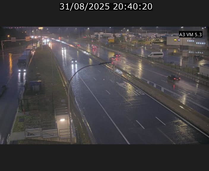 Traffic live webcam Luxembourg Aire de Berchem - A3 - BK 5 - direction France