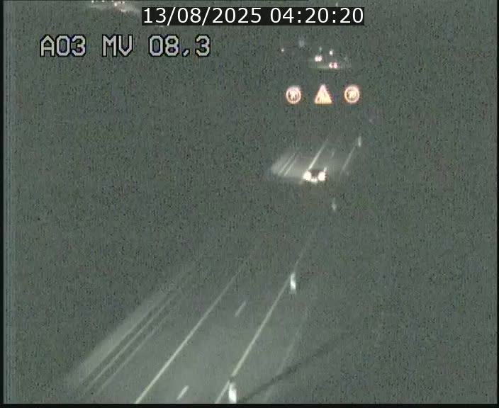 Webcam Autoroute après la Croix de Bettembourg en direction de Luxembourg sur l'A3