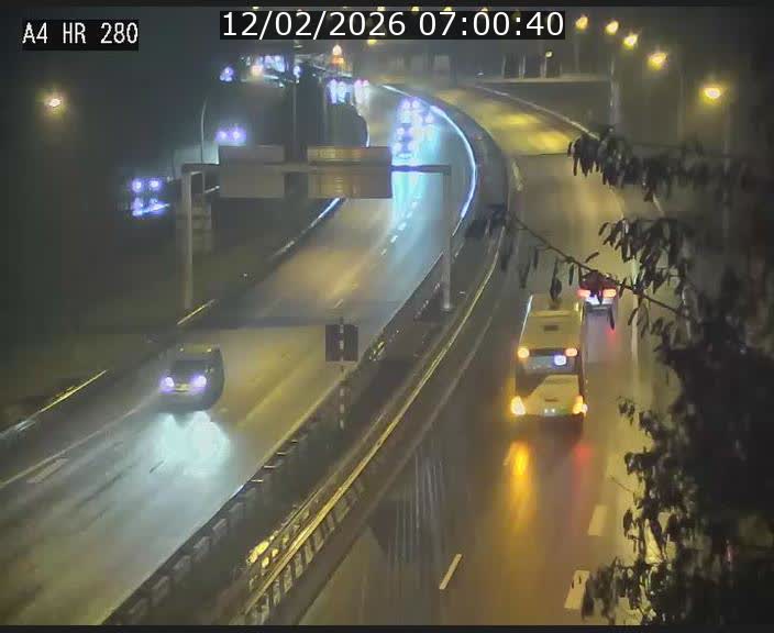 Webcam traffic A4 Luxembourg - BK 0.2 - P+R Bouillon (direction Luxembourg)