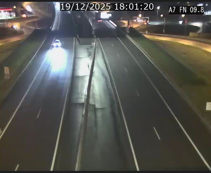 Caméra trafic Luxembourg - A7, Tunnel Gousselerbierg, sortie sud, direction rond-point Lorentzweiler (BK 9.9)