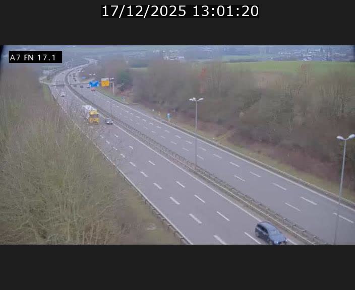 Caméra trafic Luxembourg - A7, Merscherbierg direction Mersch