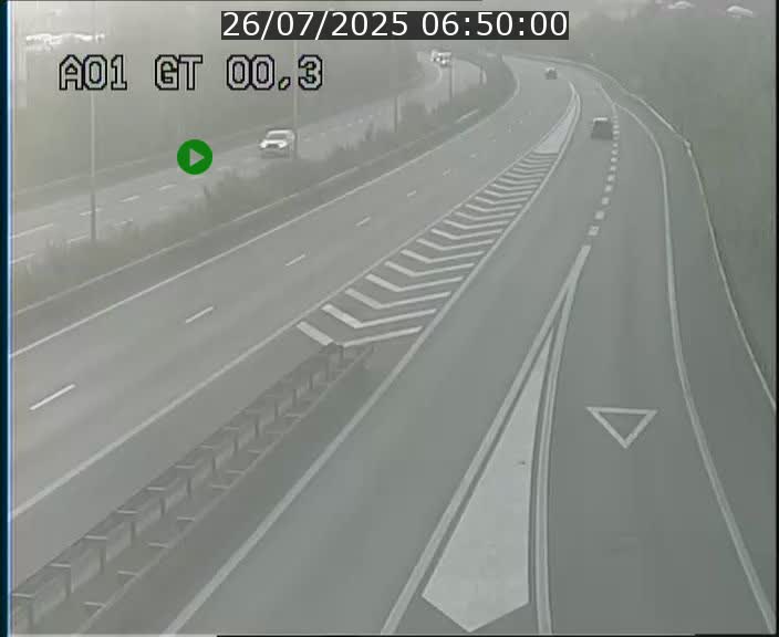 Traffic live webcam Luxembourg Croix de Gasperich - A1 direction Kirchberg - BK 0.3