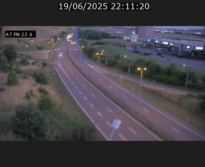Caméra trafic Luxembourg - A7, Colmar-berg direction Mersch