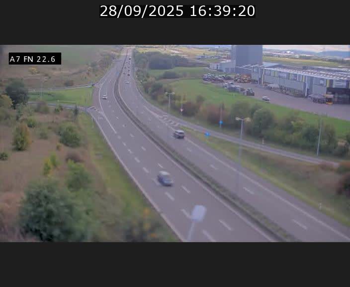 Caméra trafic Luxembourg - A7, Colmar-berg direction Mersch