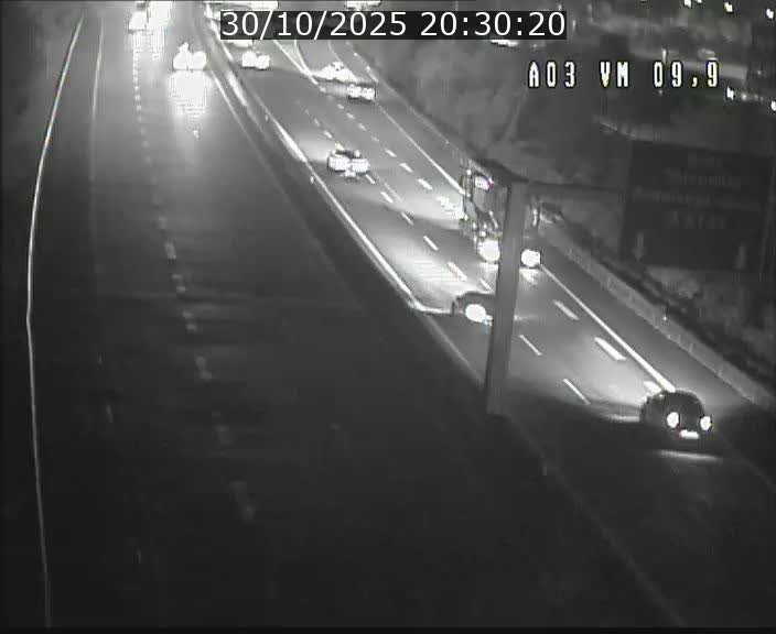 Webcam Autoroute à la Croix de Bettembourg - A3 - BK 9.9 - direction France