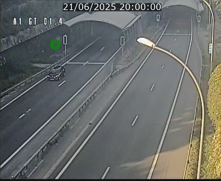 Traffic live webcam Luxembourg Hesperange - A1 direction Kirchberg - BK 1.4