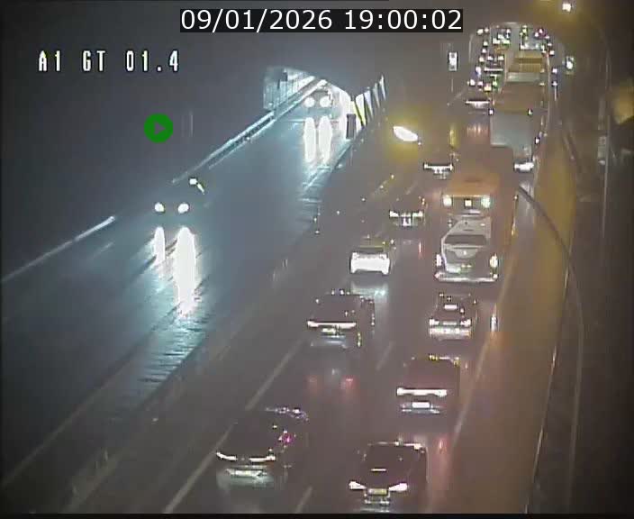 Traffic live webcam Luxembourg Hesperange - A1 direction Kirchberg - BK 1.4