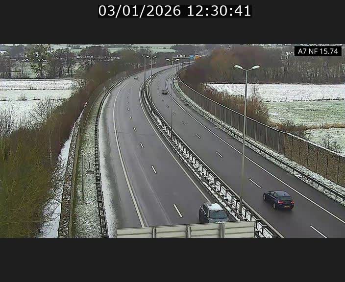 Caméra trafic Luxembourg - A7, Tunnel Mersch, entrée nord, direction Lorentzweiler