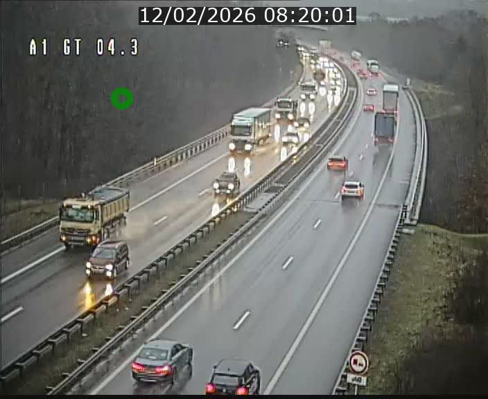 Traffic live webcam Luxembourg Itzig - A1 direction Sandweiler - BK 4.3