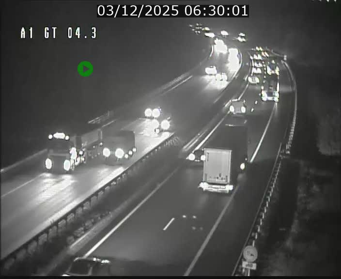 Traffic live webcam Luxembourg Itzig - A1 direction Sandweiler - BK 4.3