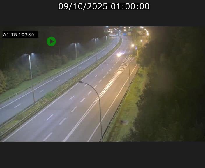 Traffic live webcam Luxembourg Senningerberg - A1 direction Luxembourg Kirchberg - BK 10.3