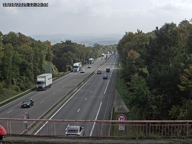 Caméra autoroute France - A33, Houdemont direction Lunéville