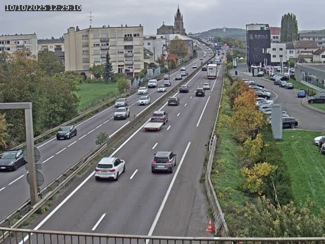 Caméra autoroute France - A31, Thionville direction Metz