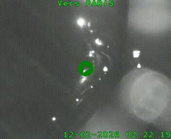 Caméra routière sur l'autoroute A20 à Bessines-sur-Gartempe. Vue orientée vers Paris