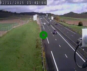 Caméra autoroute A75 à hauteur de Le Crest, en direction de Montpellier