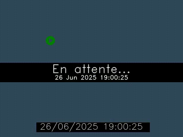 Webcam autoroute A2 à Valenciennes. Vue orientée vers Maubeuge et Mons (Belgique)