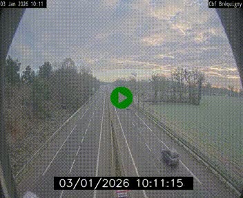 Webcam sur le périphérique de Rennes (N136) à hauteur du quartier Bréquigny, au sud de la ville