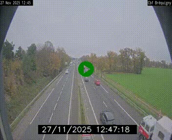 Webcam sur le périphérique de Rennes (N136) à hauteur du quartier Bréquigny, au sud de la ville