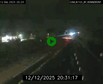 Webcam sur la N165 à hauteur de Hennebont, au nord de Lorient