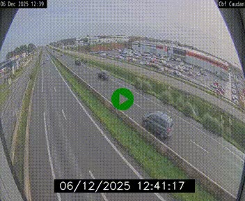 Webcam sur la N165 à hauteur de Caudan, dans le Morbihan.