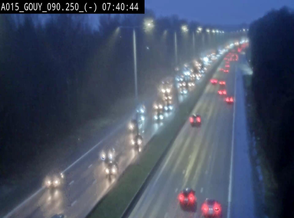 Webcam autoroute Belgique - Gouy-lez-piéton - E42 - BK 90.3
