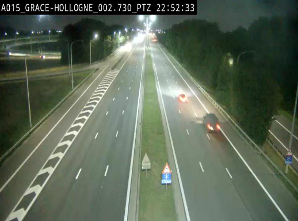 Caméra trafic Belgique - Grâce-Hollogne - E42, jonction avec A604, direction Loncin/Aéroport de Liège -  BK 3.2