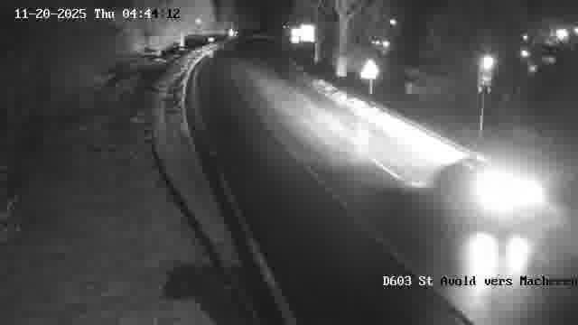 Webcam sur la D603 située à proximité de Saint-Avold. Vue orientée vers Macheren.