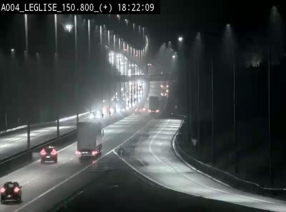 Caméra autoroute Belgique - Côte de Léglise, E411(A4) direction Luxembourg