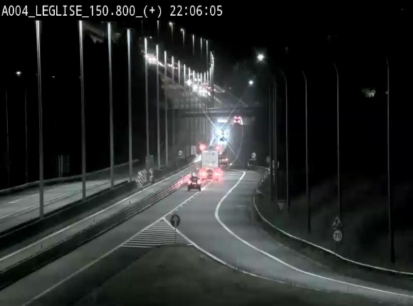 Caméra autoroute Belgique - Côte de Léglise, E411(A4) direction Luxembourg