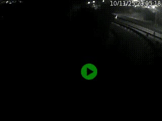 Caméra autoroute à la jonction entre l'A7 et la D301 (Boulevard urbain Sud de Lyon) à Feyzin, au sud de Lyon. Vue orientée vers Mions