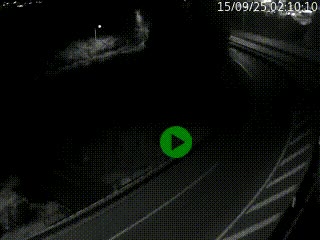 Caméra autoroute à la jonction entre l'A7 et la D301 (Boulevard urbain Sud de Lyon) à Feyzin, au sud de Lyon. Vue orientée vers Mions
