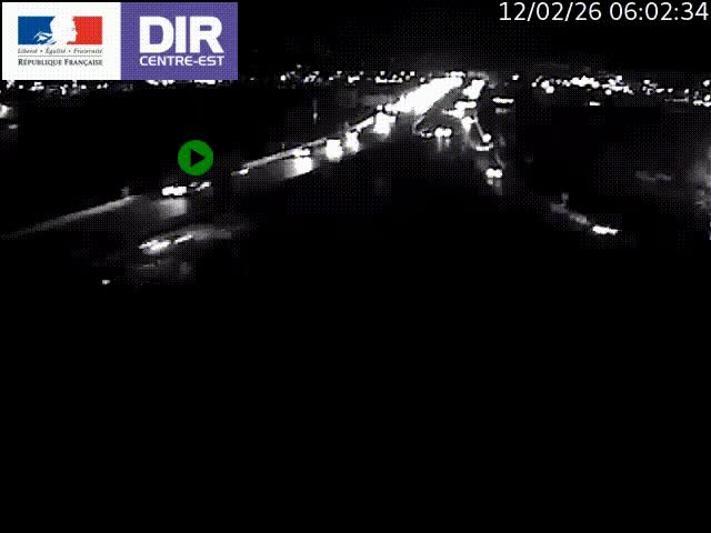 Webcam autoroute sur A450 à Pierre-Bénite en direction de Lyon et de l'autoroute A7
