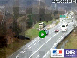 Webcam info trafic à proximité de Vizille sur la N85, au niveau du point de vue du Saut du Moine à Champagnier
