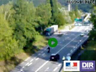Webcam info trafic à proximité de Vizille sur la N85, au niveau du point de vue du Saut du Moine à Champagnier