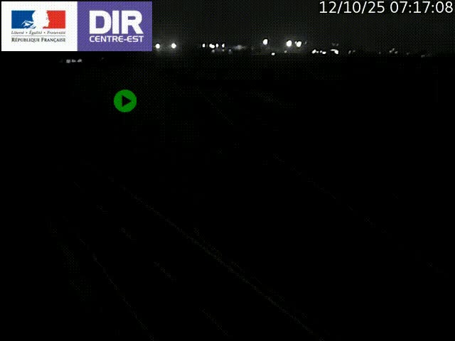 Webcam sur le contournement de Valence, sur la Nationale 7, caméra orientée vers Lyon