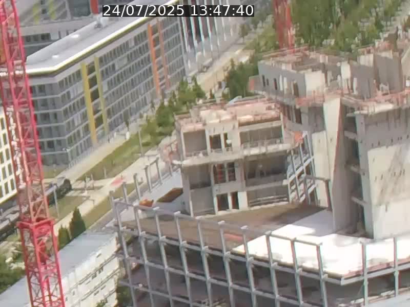 Webcam sur l'avenue John Fitzgerald Kennedy (N51) avec vue orientée vers le Findel