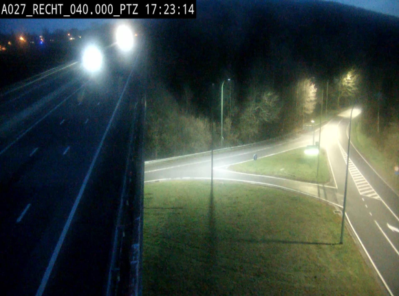 Webcam sur A27/E42 après Malmedy. Vue orientée vers l'Allemagne