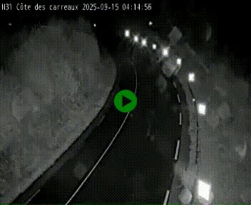 Webcam en haut de la Côte des Carreaux sur la N31 à Avesnes-en-Bray. Vue orientée vers Rouen