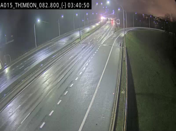 Caméra trafic Belgique - Thiméon - E42, jonction avec A54 (E420) direction La Louvière/Charleroi - BK 82.82