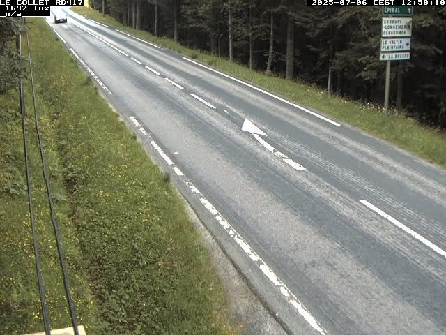 Caméra du Collet sur la route de Colmar (D417)