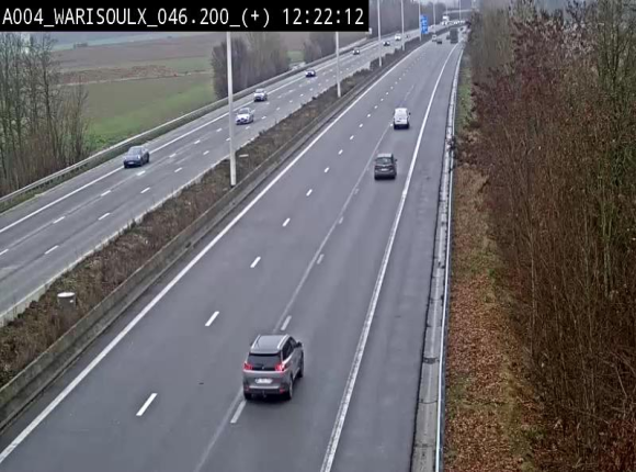 Webcam autoroute Belgique - Warissoulx - E411 - BK 46.2