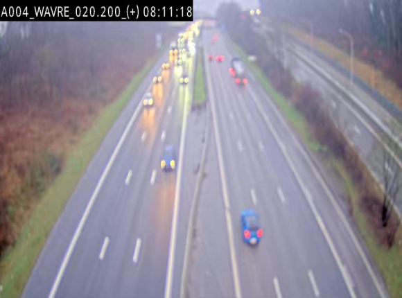 Webcam @ Wavre-sud KP 19.6, A4/E411